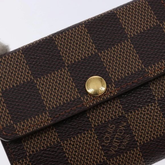 LOUIS VUITTON Damier Ebene Ludlow Coin Purse N62925 LV Auth 134884 - Picture 9 of 16